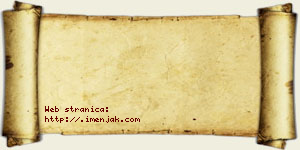 Jakov Vidojević vizit kartica